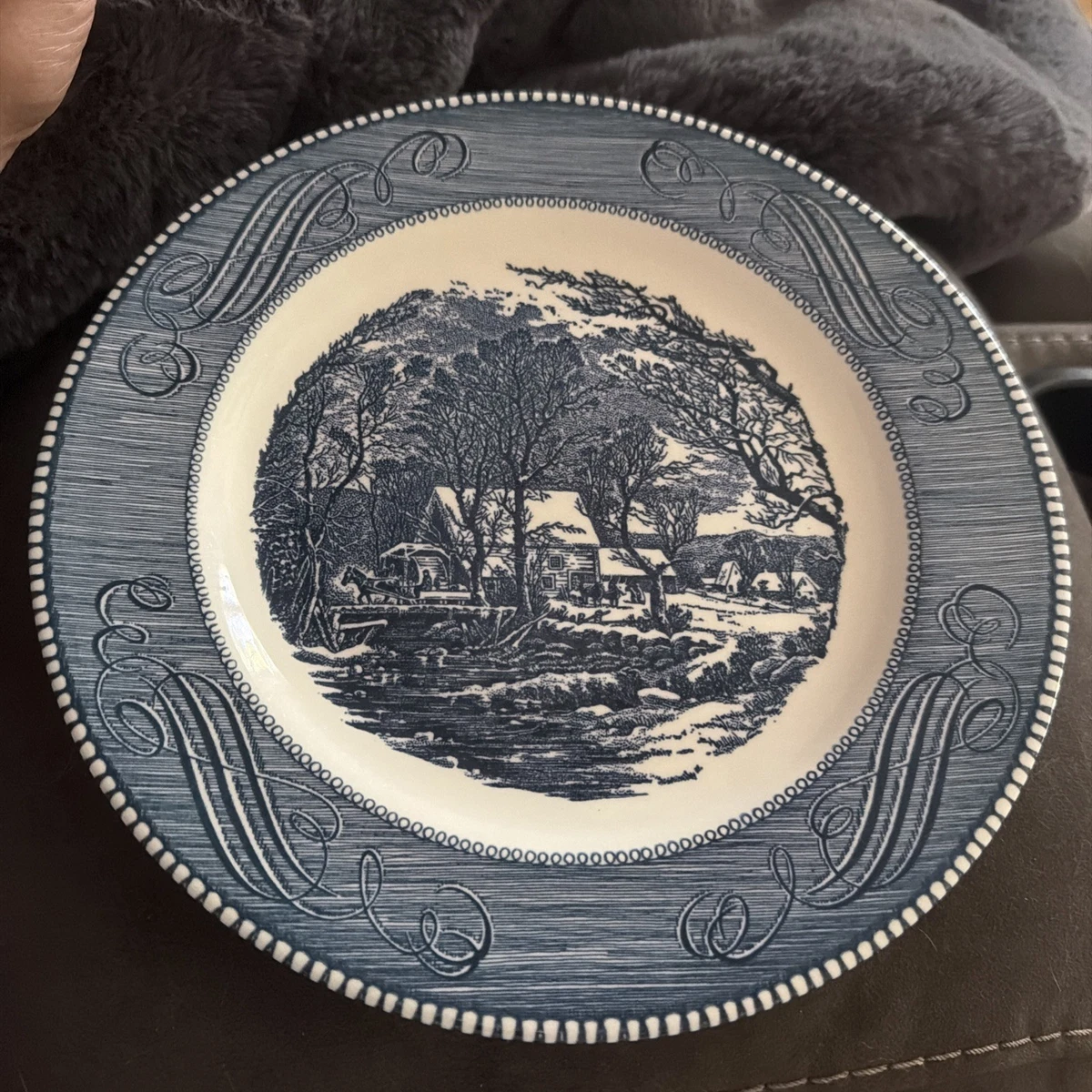 Royal China Currier And Ives Old Grist Mill for sale | eBay