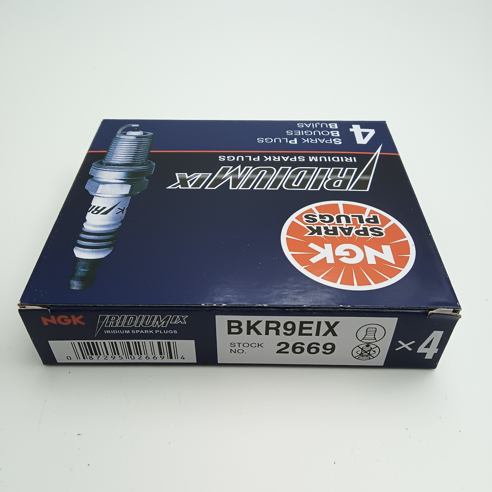 Set of 4 for Honda Acura for Dodge NGK Iridium IX Spark Plug BKR9EIX 2669