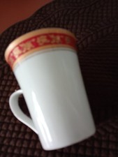 TASSE A CAFE HAUTE MUG PORCELAINE PETIT DEJEUNER