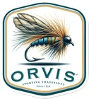 Orvis Sporting Traditions Outdoors Sticker 4" tall waterproof vinyl fly fish art