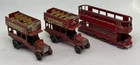 3 x Matchbox Lesney Series Die Cast - B Type Bus Dewar's Red No 2 & No 3