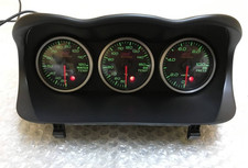 Subaru Gdb Impreza Defi Sti Genome 3 Gauge Triple Meter Pod Set Control Unit Gga