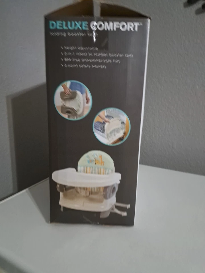 Asiento elevador plegable Summer Infant Deluxe Comfort - blanco Foto 2 de 4