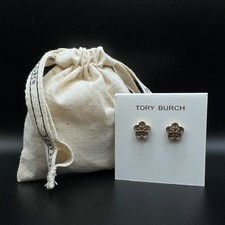 Tory Burch Forget Me Not Pav  Stud Earrings  Giftable New  Full Packaging
