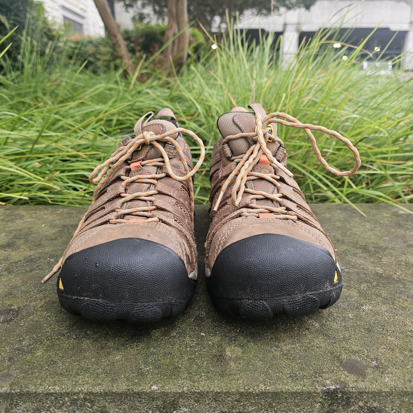 Scarpa Keen Utility Flint bassa marrone escursionismo lavoro punta acciaio outdoor misura 13