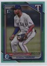 2024 Bowman Chrome Prospects Aqua Refractor 62/125 Echedry Vargas #BCP-163 1k9t