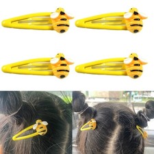 Cartoon Animal Hairpins Set 5PCS Bees Shape Kids Hair Clip Multi Color
