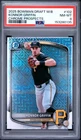 153280135 Konnor Griffin 2025 Bowman Draft #BDC-102 Mojo Refractor Chrome PSA 8