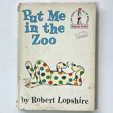Dr. Seuss Put Me in the Zoo By Robert Lopshire 1960 HC DJ