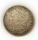 1884-s Morgan Silver Dollar XF Nice Natural Uncleaned Surfaces Details