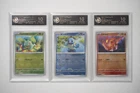 2023 Pokemon JPN Promo Starter Trio Bulbasaur Squirtle Charmander AP 10 Pristine