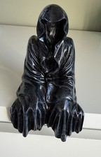 Grim Reaper / Traiters Black Resin Figure, Statue, Sitting Ornament , gothic 