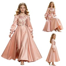 Flower Girl Party Dress Princess Gala Day Dresses Wedding Bridesmaid Costume