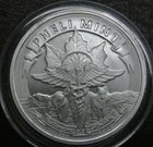 Pheli Mint - Two Wolves Inner Struggle Metaphor 1 Troy Oz .999 Fine Silver Round
