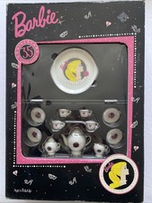 1994 Barbie Miniature Nostalgic China Tea Set 35th Anniversary Chilton Toys