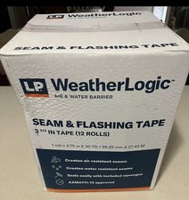 LP WeatherLogic Seam  Flashing Tape 3 3/4 Inch Tape 12 Rolls 