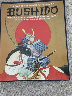 Bushido RPG Complete Boxset 1981 Fantasy Games Unlimited Inc