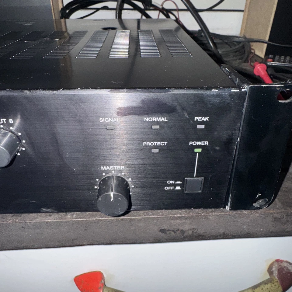 TOA A-912MK2 120W Amplifier 900 Series w/ 4 U-01 Modules Tested - Image 2 of 4