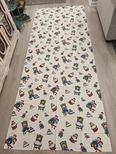 Vintage Raggedy Ann Andy Cotton Fabric 46"x 116 White Background 3 Yards