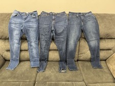 Lote de 4 Jeans Mujer Levi’s 711 Ajustados Universal Hilo Talla 6-8-28 Denim