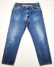 Eddie Bauer Mens Denim Blue Classic Fit Jeans - 38×32