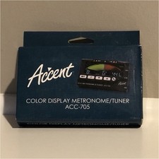 Accent Blue Color Display Tuner  Metronome Combo ACC-705 with Tone Generator