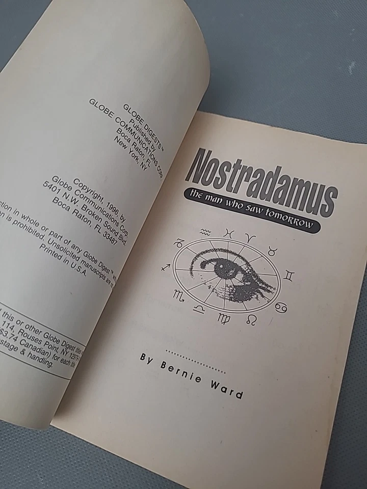 Nostradamus The Man Who Saw Tomorrow (Globe Digests, 1996) - Image 2 of 4