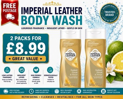 Imperial Leather Gold Goddess Body Wash 250ml Radiant Florals & Nectar S/P1
