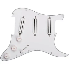 Seymour Duncan Triple Rails Loaded Pickguard White