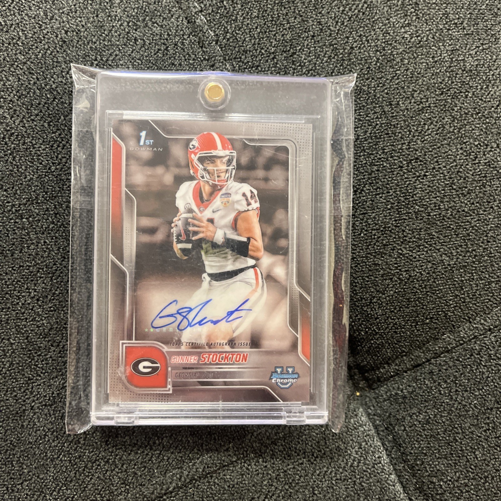 2025 Bowman University Chrome - 1st Bowman Autographs Gunner Stockton #BCA-GS