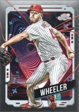 Zack Wheeler 2024 Topps Chrome Cosmic 98 Philadelphia Phillies Baseball Card