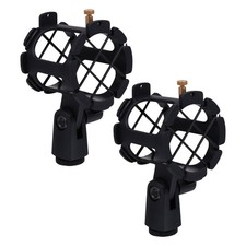 2 Pcs Mic Stand Holder High Isolation Microphone Mount Condenser Vibration