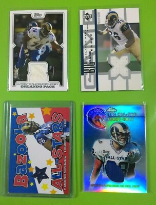 RAMS & TEXANS VARIATION LISTING AUTO RELIC CARDS STARS OLD AND NEW RC #ED