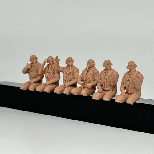 1/48 1/72 Scale Resin Model UK Spitfire half-leg pilot Desktop Unpainted figures - 第 5/14 張圖片