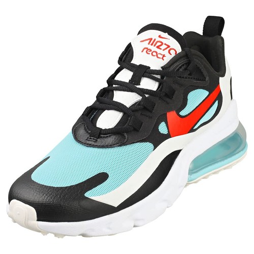 Nike Damen Air Max 270 React Turnschuhe Sneaker US8 Schwarz Chile Rot - Bild 1 von 12