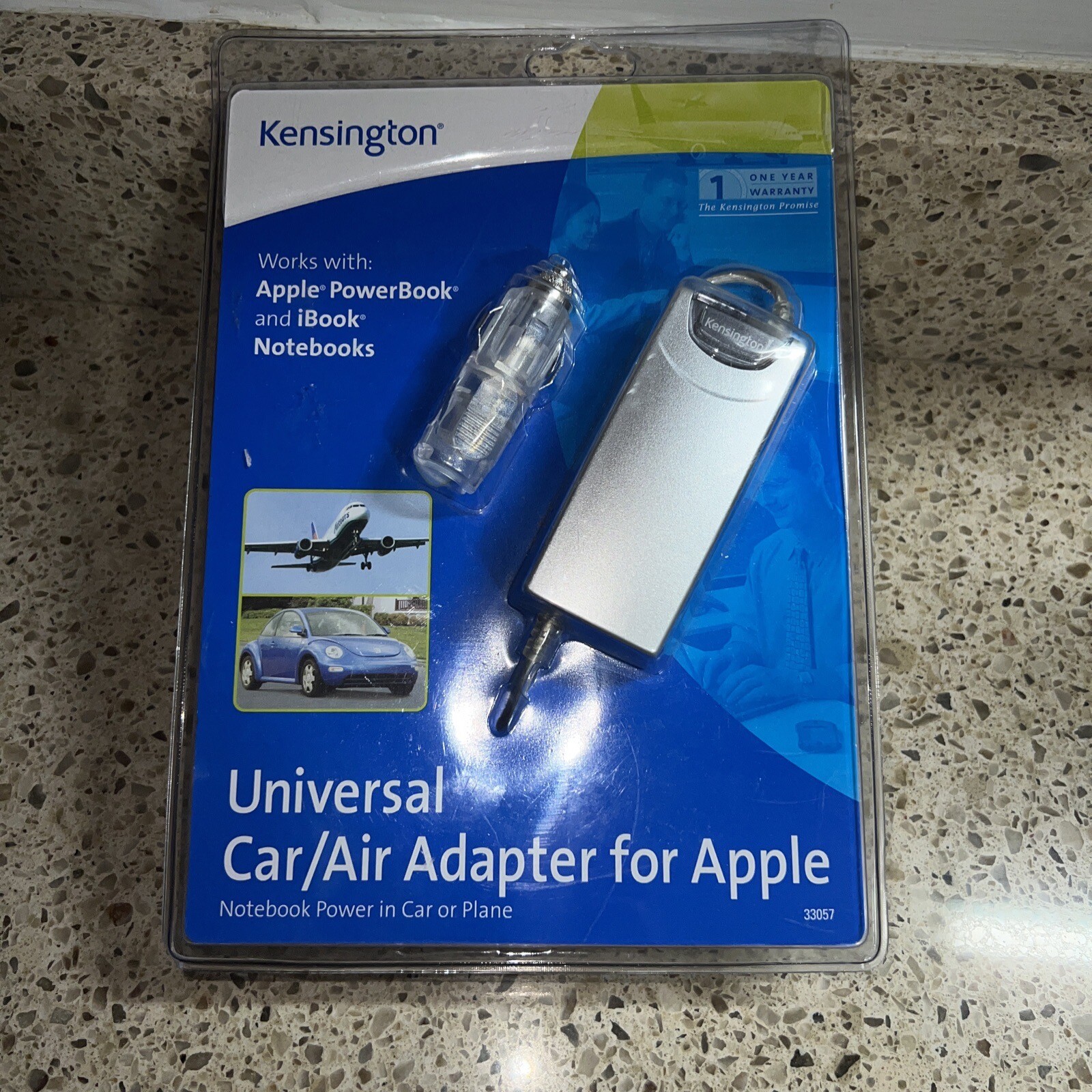 Kensington 33057 Car / Airplane Air Universal Laptop Power Adapter for APPLE 