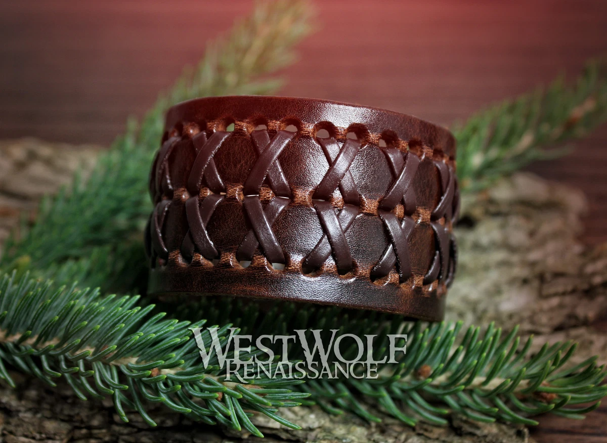Viking hotsell leather bracelet