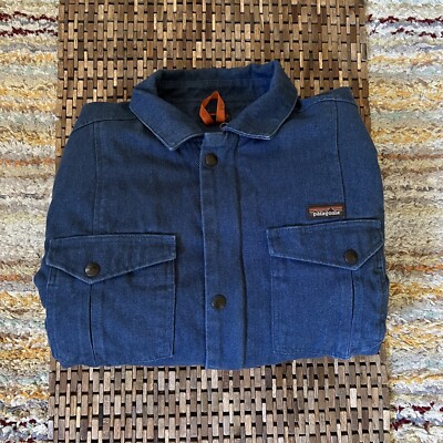 Patagonia Iron Forge Denim Insulated Trucker Jacket Indigo Patagonia Iron Forge Denim Insulated Trucker Jacket Indigo