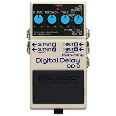 BOSS Digital Delay Pedal DD-8 Guitar Audio Equipment Standard Vintage Echo NEW