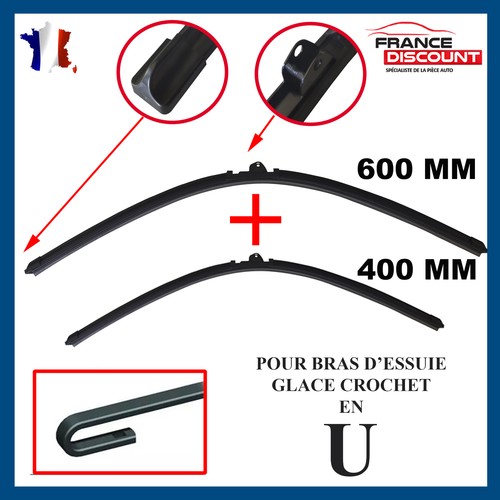 Balais d'Essuie Glace Plat Avant 600 + 400 mm pour SUBARU IMPREZA 3/5 portes - Photo 1/1