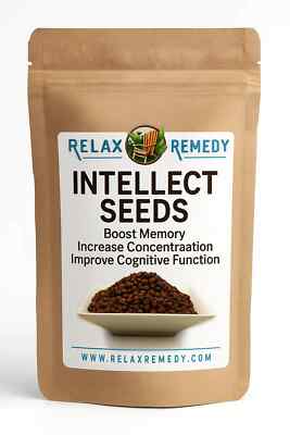 Whole Intellect Seeds - 100 Pure Celastrus Paniculatus Cognitive Support Herb