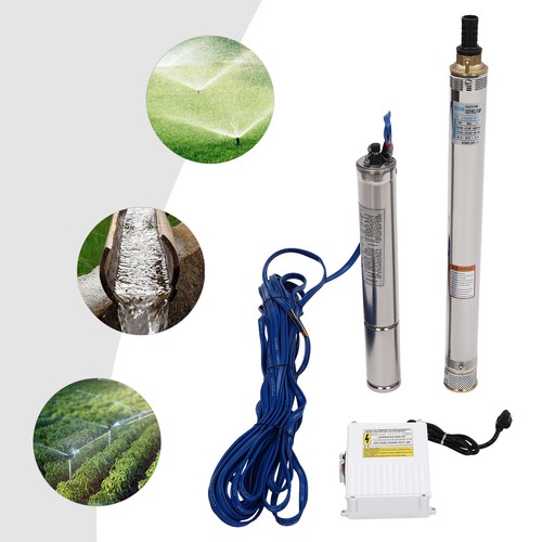 0.75HP Deep Well Submersible Pump 1" Outlet 110V Stainless Steel w/ Control Box! - 第 8/20 張圖片