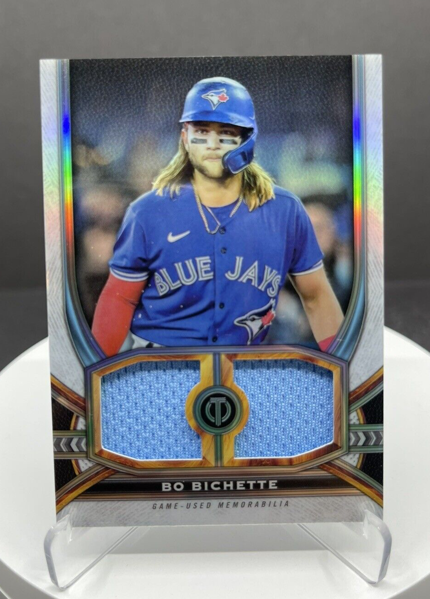 2023 Topps Tribute BO BICHETTE 050/199 GAME USED JERSEY Dual Relic 