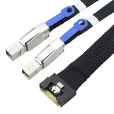 PCIe Slimline SFF-8654 8I To 2 Ports SAS HD SFF-8644 Connection Cable For Server