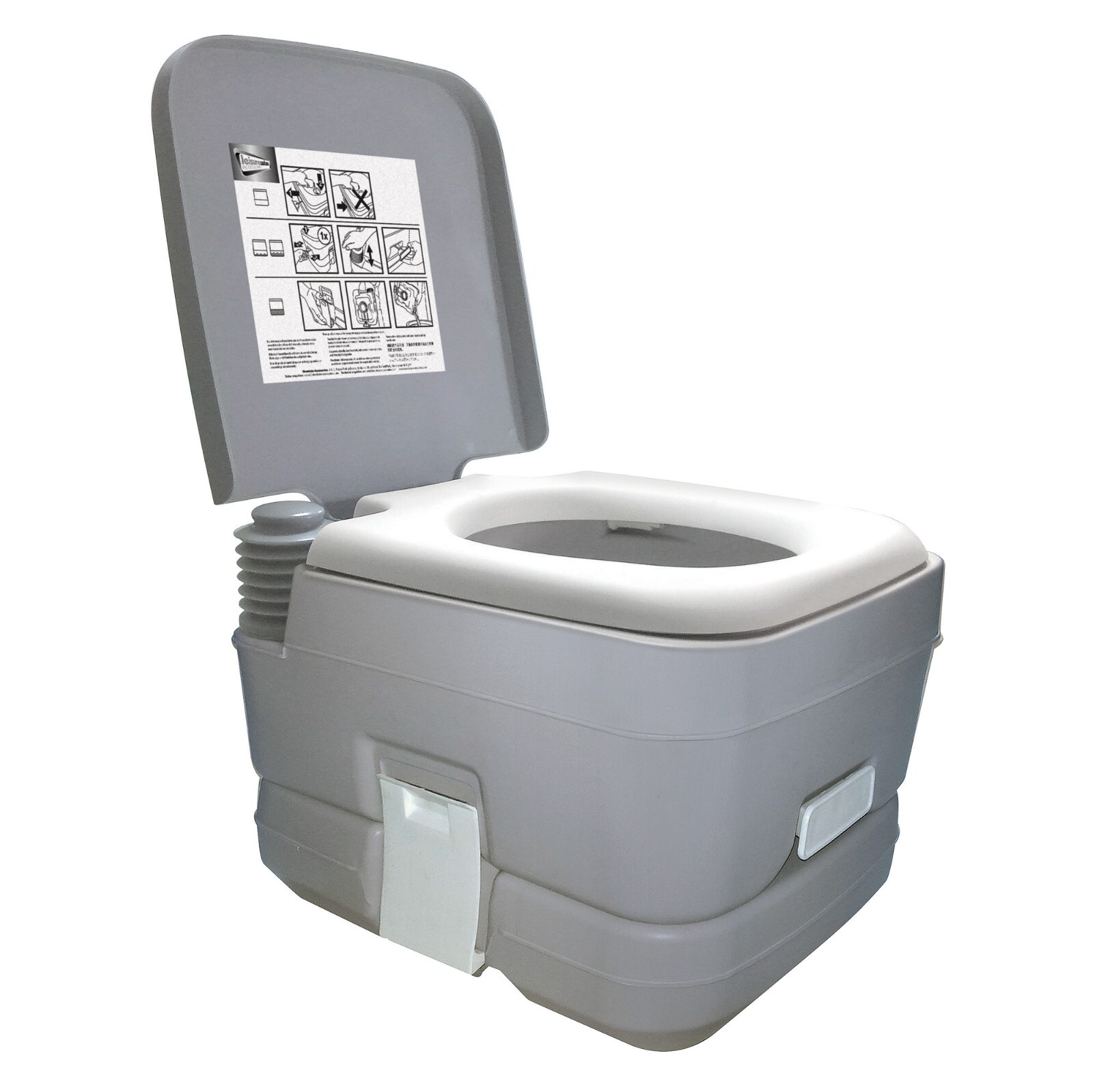 Leisurewize 10L Camping Travel Portable Potti Flushing Toilet Loo LW536