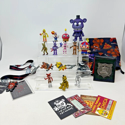 Five Nights At Freddys Action Figure HUGE LOT Mini Figures Wallet Bag Funko Set - Picture 1 of 24