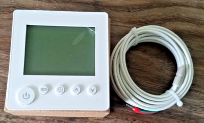 K1H16A-White Programmed Smart Heating Thermostat for Electric Heater AC90-240V