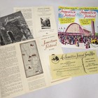 Vintage JAMESTOWN Festival 1957 Brochures Ephemera National Park Guide colonial