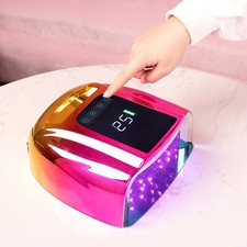Pro 96W Electric Nail Gel Cordless Dryer LED UV Nail Lamp Manicure Rechargeable