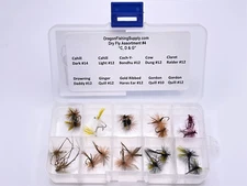 Kit #4,Trout Premium Dry Fly Assortment #4.Twenty Dry Flies total! Free Shipping